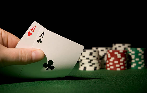 Poker stock photo