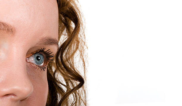 istock Blue eyed girl, closeup 105696014