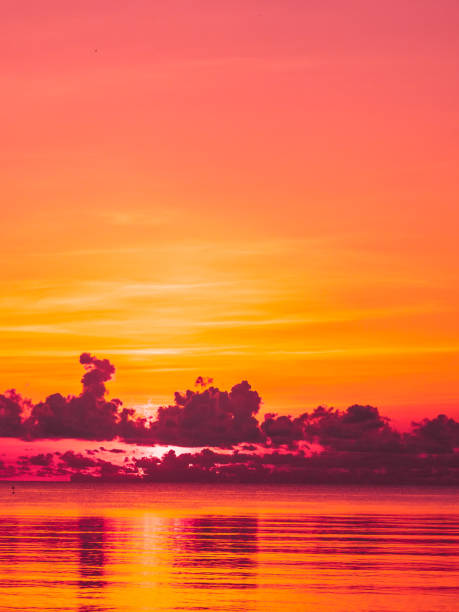 istock Scenic View Of Sea Against Romantic Sky During Sunset 1056999870