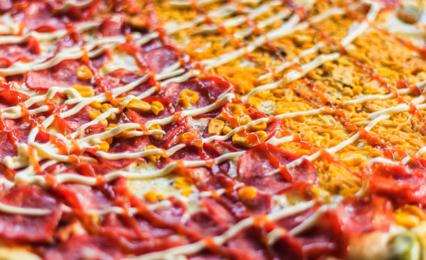 istock Calabrese pizza, chicken, corn and cheese (in detail) 1057000388