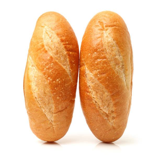 Bread Loaves  isolated on white background.