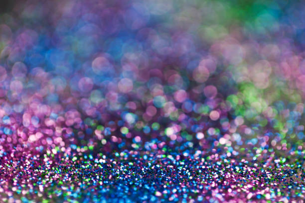 istock Blurry background, Colorful glitter sparkles 1057013566