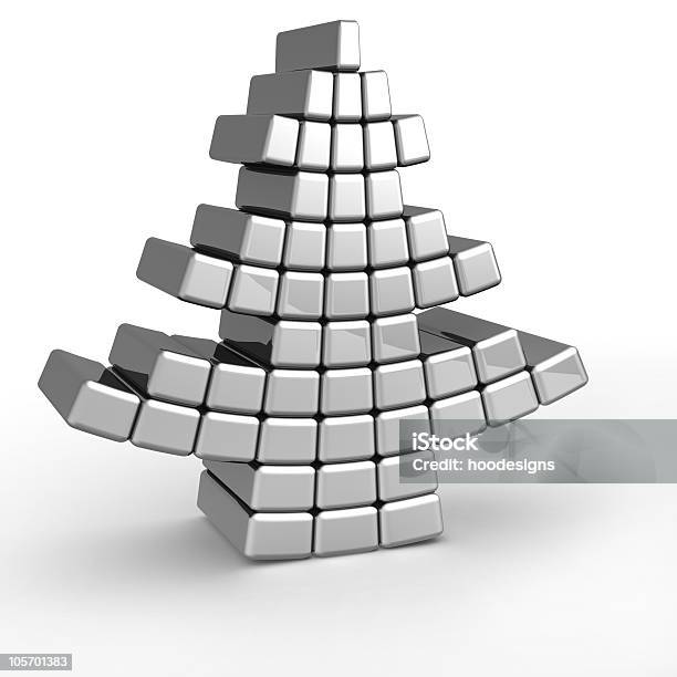 Photo libre de droit de Abstrait Arbre De Noël Daluminium banque d'images et plus d'images libres de droit de Aluminium - Aluminium, Noël, Abstrait