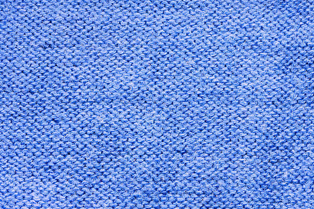 istock Close-up of woolen purling knit fabric 105703525