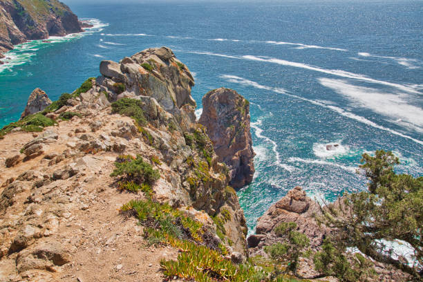 istock Cascais, Cabo da Roca scenic shore line 1057036226