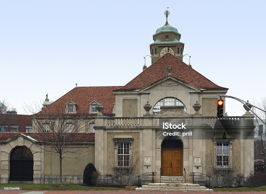 Adolphus Busch зал в Кембридже - Стоковые фото Гарвард роялти-фри