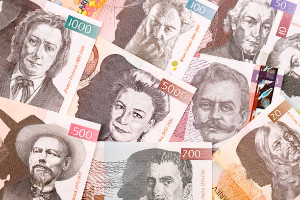istock Slovenian money, a background 1057044972