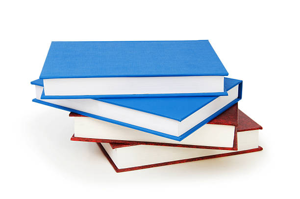 istock Stack of books isolated on the white background 105705102
