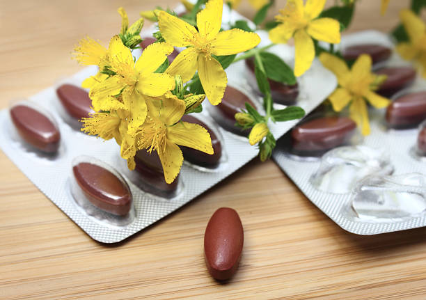 istock St. John's wort medicine 105705390