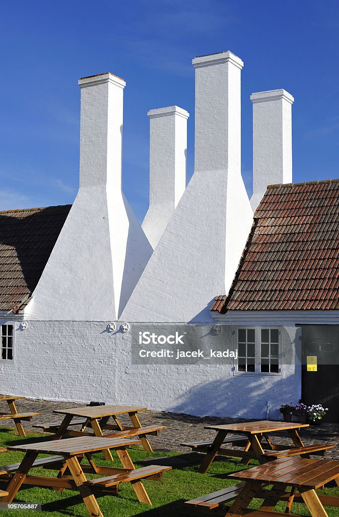 Smokehouse na Wyspa Bornholm - Zbiór zdjęć royalty-free (Cegła)