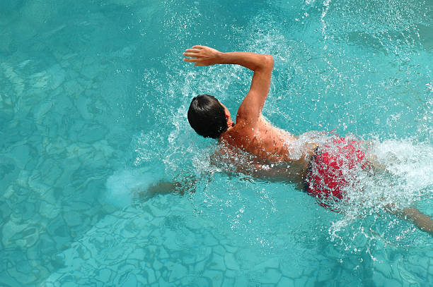 istock The man swimming in water 105705935