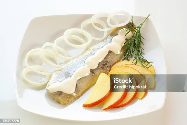 Herring Stock Photo - Download Image Now - Apple - Fruit, Color Image, Cream - Dairy Product