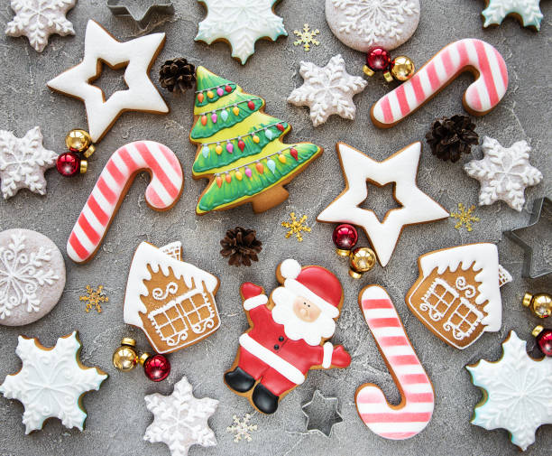 istock Christmas homemade gingerbread cookies 1057078568