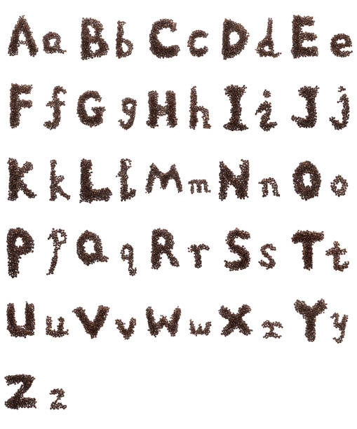 istock An alphabet made with coffee beans 1057102074