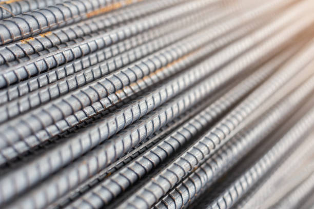 istock steel rod deformed bar 1057107108