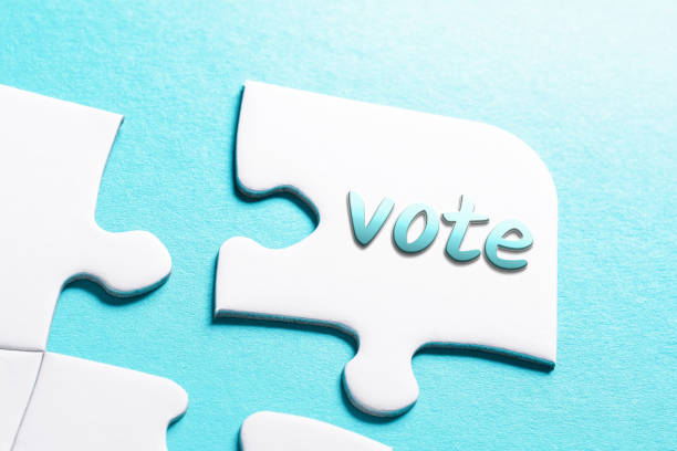 istock The Word Vote In Missing Piece Jigsaw Puzzle 1057111274