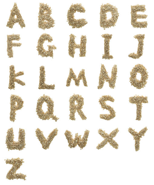 istock An alphabet made with oat flakes 1057113618