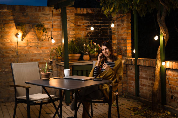 istock casual evening at home in the backyard 1057114310