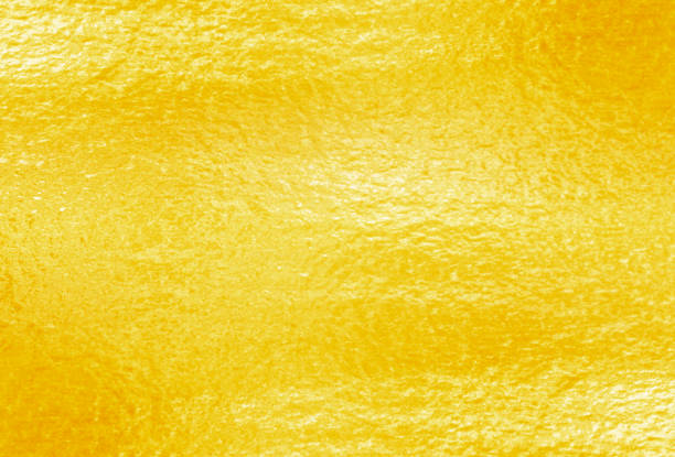 istock Shiny yellow leaf gold foi 1057121148