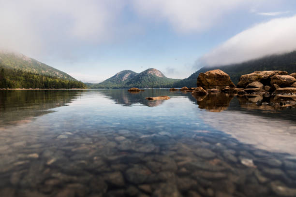 The Bubbles - Acadia National Park stock photo