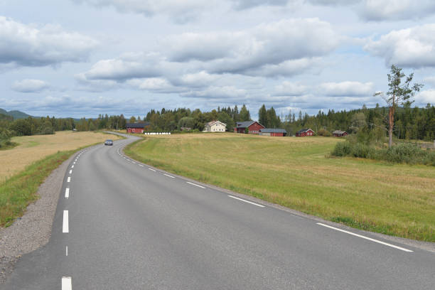 istock Country road in Norway 1057136900