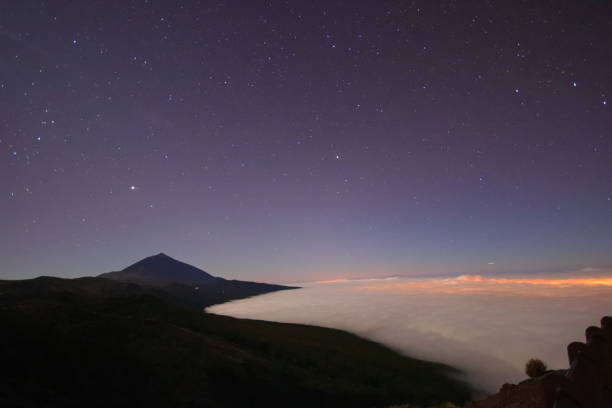 istock Teide mountain under the stars 1057140618