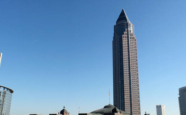 Cityscape and architecture of Frankfurt in autumn