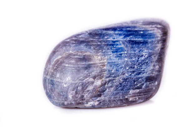istock Macro mineral stone sapphire on white background 1057143932