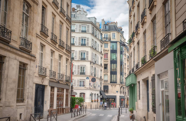 istock Street in Paris 1057146778