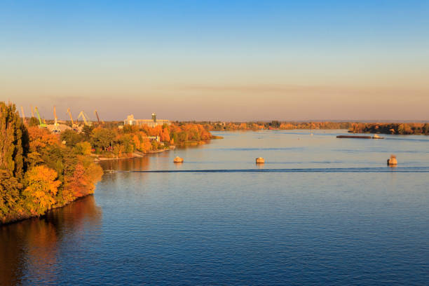 istock View on the river Dnieper on autumn 1057151532