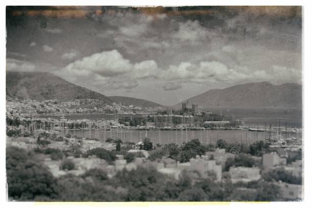 istock Old nostalgic photo of  Bodrum - Turkeye 1057157192
