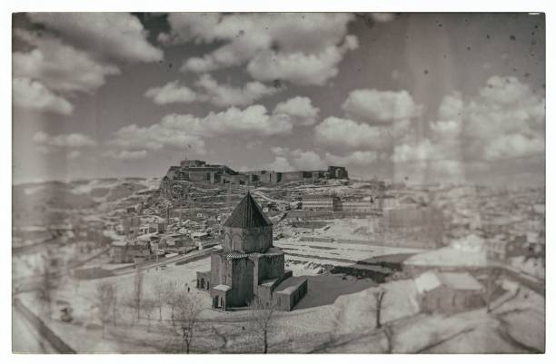 istock Old nostalgic photo of  Kars - Turkeye 1057160698