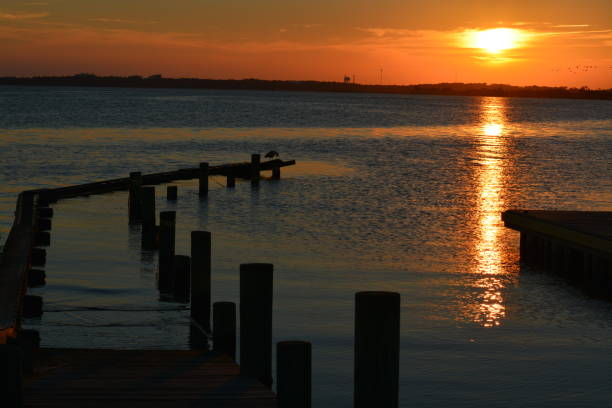 istock sunset over the island 1057161136