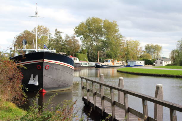 istock Ship in the village 1057162716