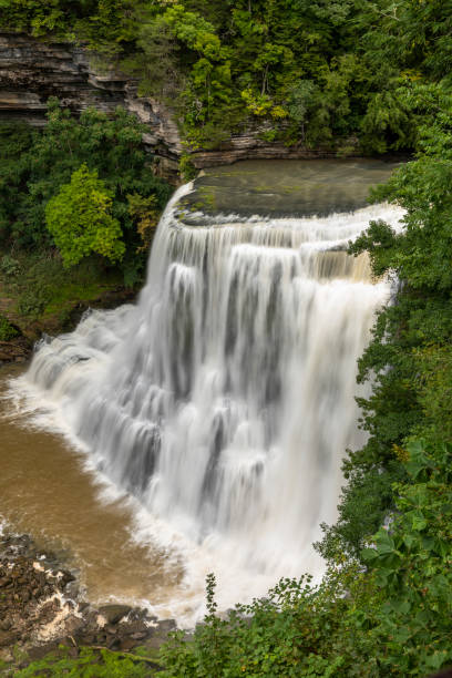 istock Burgess High Falls Waterfall 1057163300