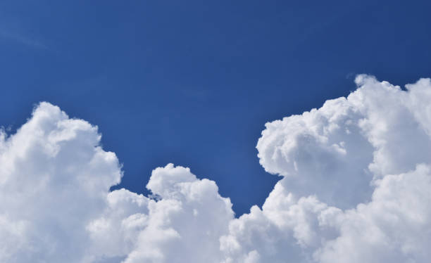 istock Cumulonimbus cloud formations on tropical sky 1057167550