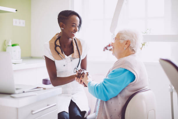 istock Doctor consulting her patient 1057169166