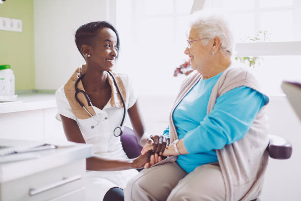 istock Doctor consulting her patient 1057170712