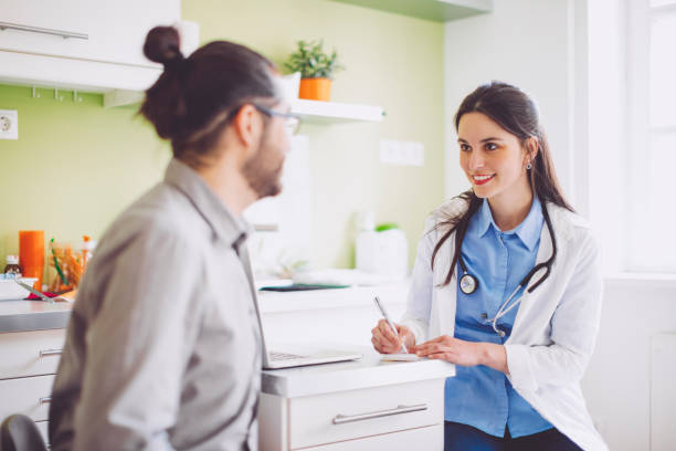 istock Doctor consulting her patient 1057170860