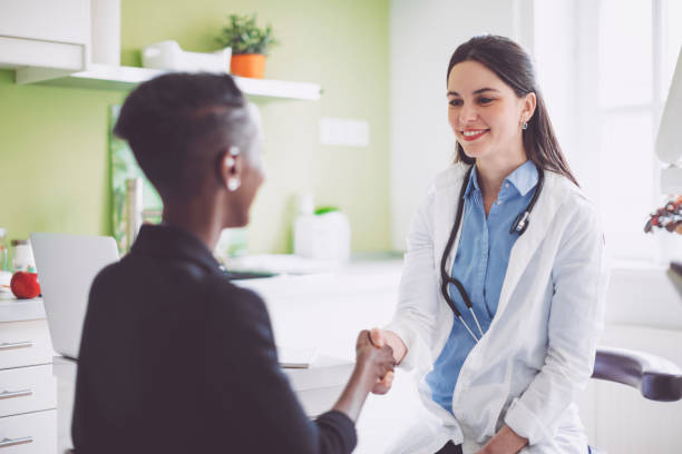 istock Doctor is consulting her patient 1057171252