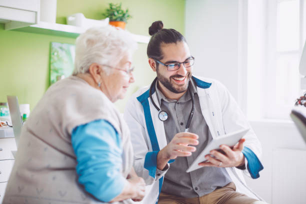 istock Doctor consulting his patient 1057171274