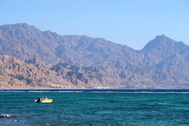 istock Red Sea scenic view near Dahab in Egypt. 1057177180