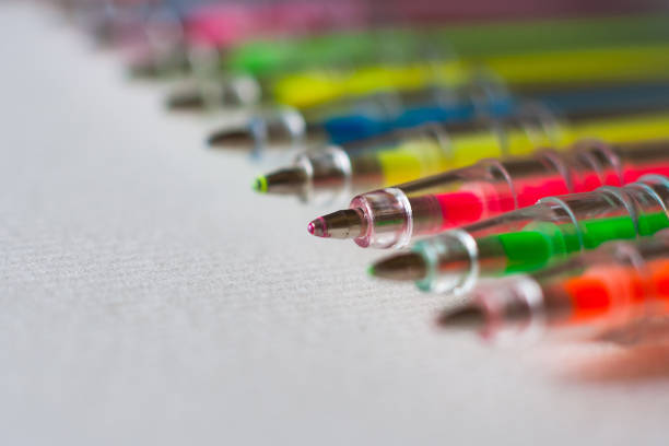 istock Multicolored pencils isolated on white background. 1057183318