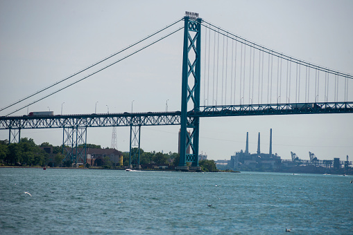 Ambassador Bridge in Detroit