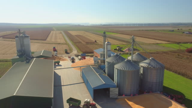 AERIAL Agricultural storage facilities