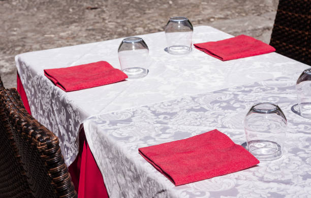 istock Serving on the table in the restaurant in Catania, Sicily, Italy, setting for diner 1057195530