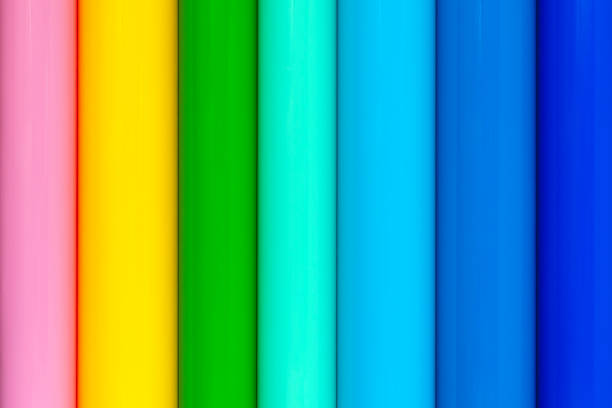 istock Rolls of colored vinyl film 1057195546