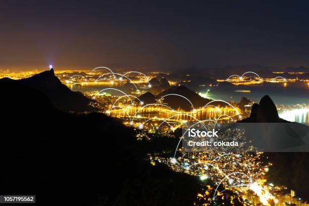 Rio De Janeiro Smart City Stock Photo - Download Image Now - Rio de Janeiro, Smart City, Technology