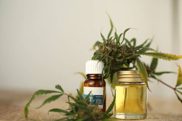 istock marijuana medical cannabis oil cbd 1057218330