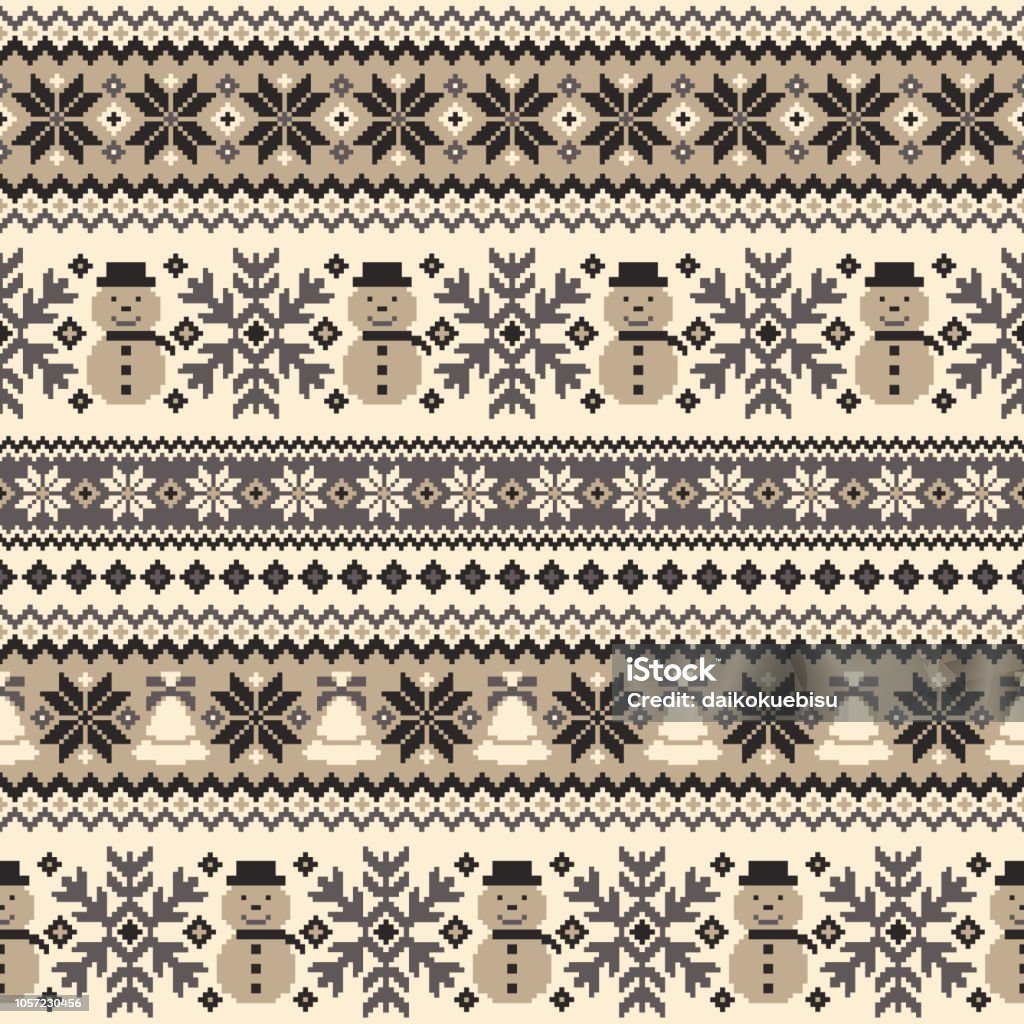 Nordic Pattern Abstract Nordic Pattern Illustration Stock Illustration - Download Image Now ...